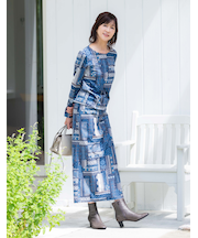 スリット入ロングスカート