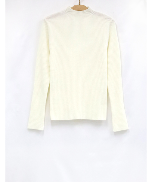 長袖ニットプルオーバー