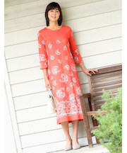 7分袖ワンピース