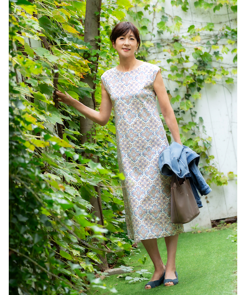 フレンチスリーブワンピース