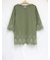 刺しゅう7分袖チュニック