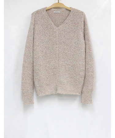 長袖ニットプルオーバー