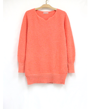 長袖ニットチュニック