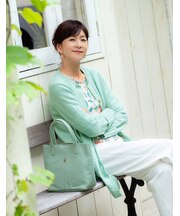 長袖ニットカーディガン