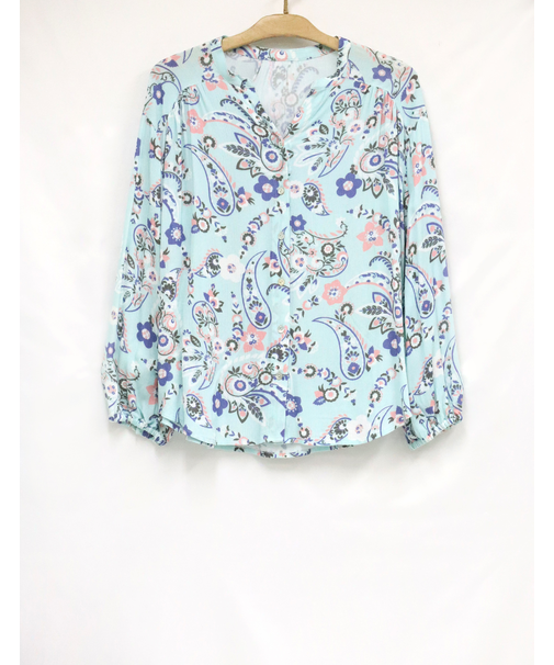 8分袖シャツブラウス