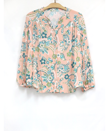 8分袖シャツブラウス