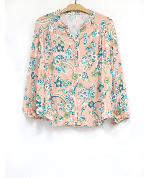 8分袖シャツブラウス