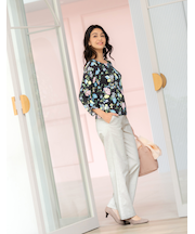 セミワイドパンツ