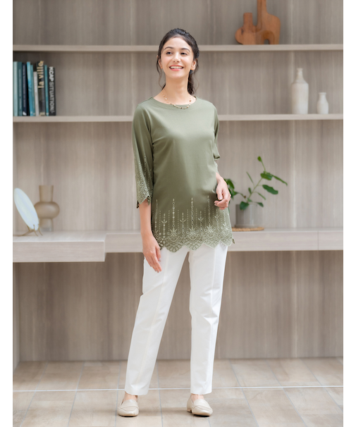 美・シルエットパンツ