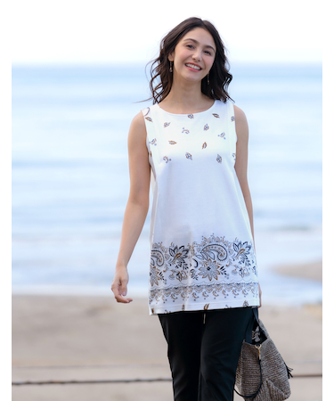 ノースリーブチュニック