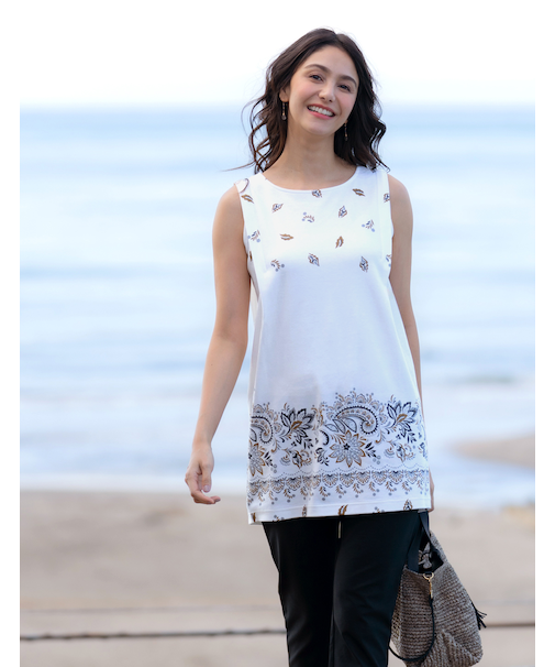 ノースリーブチュニック