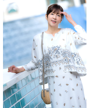 7分袖カーディガン