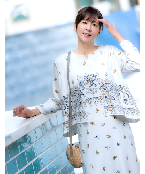 7分袖カーディガン