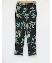 スリット入9分丈パンツ