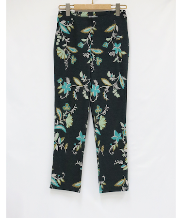 スリット入9分丈パンツ