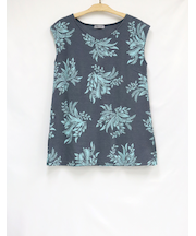 スリット入フレンチスリーブチュニック