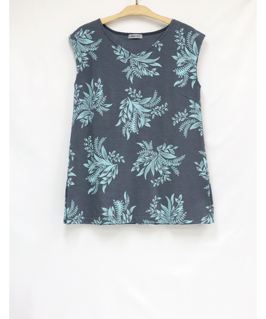 スリット入フレンチスリーブチュニック