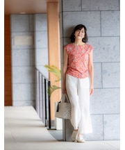 8分丈ワイドパンツ