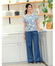 セミワイドパンツ