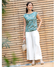 フレンチスリーブプルオーバー