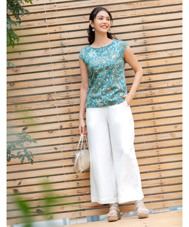 フレンチスリーブプルオーバー