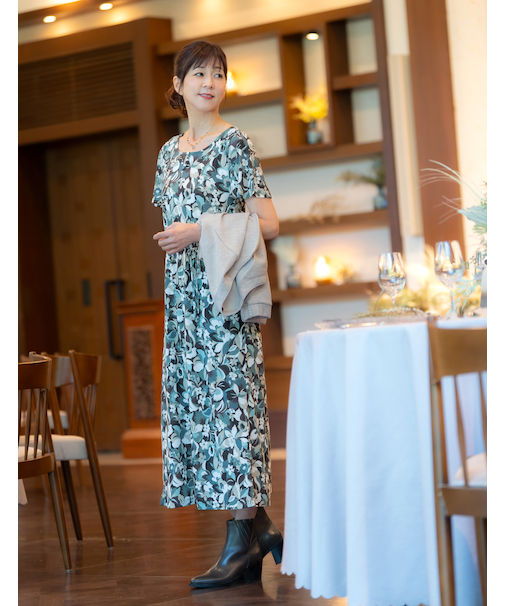 半袖ワンピース