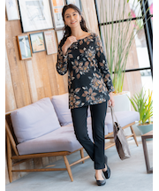 8分袖チュニック