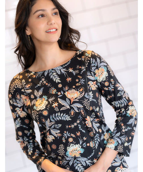 8分袖プルオーバー