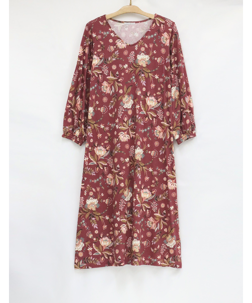 8分袖ワンピース