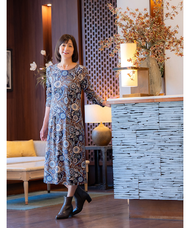 長袖ワンピース