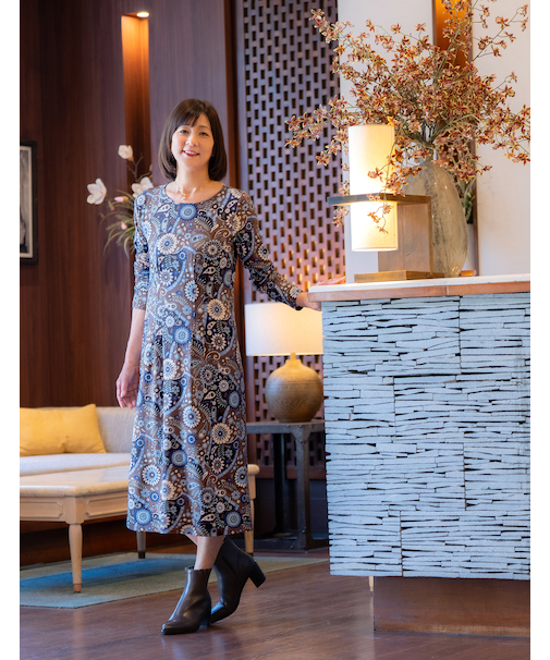 長袖ワンピース