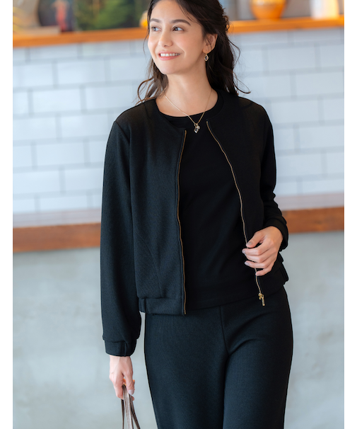 ジップアップブルゾン