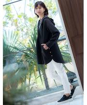 フード付コーディガン