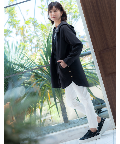 フード付コーディガン