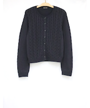 長袖ニットカーディガン