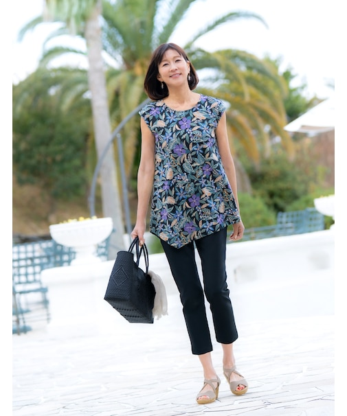 フレンチスリーブチュニック