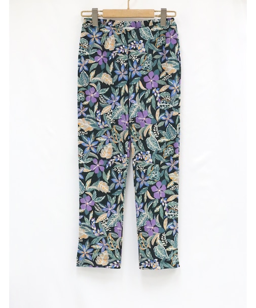 スリット入9分丈パンツ