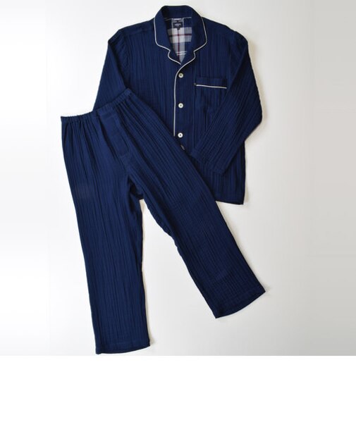 長袖テーラードパジャマ