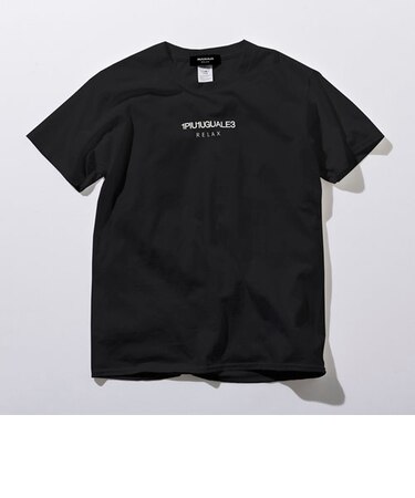 1PIU1UGUALE3 RELAX(ウノピゥウノウグァーレトレ) フロントロゴプリントTシャツ