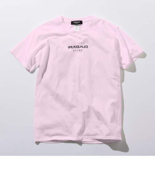 1PIU1UGUALE3 RELAX(ウノピゥウノウグァーレトレ) フロントロゴプリントTシャツ