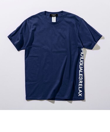 1PIU1UGUALE3 RELAX(ウノピゥウノウグァーレトレ)  サイドロゴプリントTシャツ