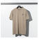 1PIU1UGUALE3 RELAX(ウノピゥウノウグァーレトレ)サンドウォッシュ半袖Tシャツ(ネイビー/ベージュ/ホワイト/グレー/コーラル)