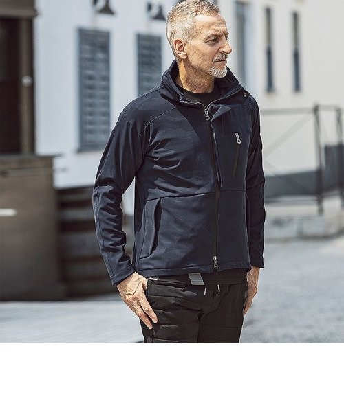 1PIU1UGUALE3 RELAX 4WAYストレッチスタンドネックジャケット