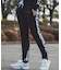 1PIU1UGUALE3 RELAX(ウノピゥウノウグァーレトレ リラックス)ビッグファスナーサイドロゴアップリケスウェットパンツ