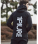 1PIU1UGUALE3 RELAX(ウノピゥウノウグァーレトレ リラックス)バックロゴテックパーカー