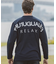 1PIU1UGUALE3 RELAX(ウノピゥウノウグァーレトレ リラックス)バックロゴプリント長袖Tシャツ
