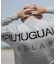 1PIU1UGUALE3 RELAX(ウノピゥウノウグァーレトレ リラックス)バックロゴプリント長袖Tシャツ