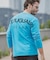 1PIU1UGUALE3 RELAX(ウノピゥウノウグァーレトレ リラックス)バックロゴプリント長袖Tシャツ