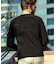 1PIU1UGUALE3 RELAX(ウノピゥウノウグァーレトレ リラックス)ラインストーンサークルロゴロングTシャツ