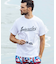 1PIU1UGUALE3 RELAX(ウノピゥウノウグァーレトレ リラックス)フローイングロゴ半袖Tシャツ